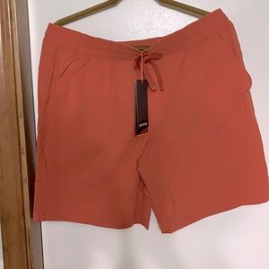 Orvis Rust Nylon Spandex Performance Shorts
